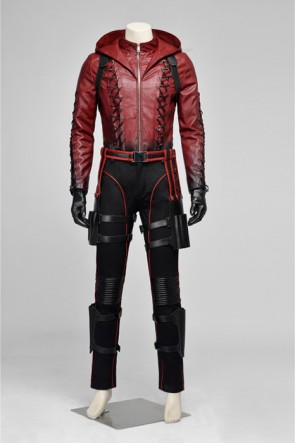 Green Arrow Season 3 Roy Harper Red Arrow Cosplay Costume MC00254