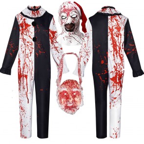 Halloween Terrifier 3 Art the Clown Cosplay Costume