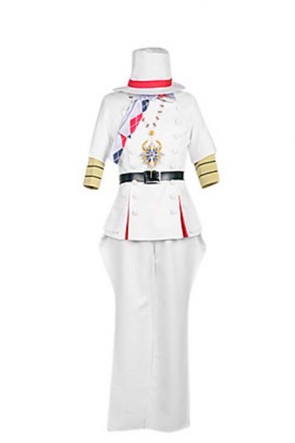 Uta No Prince Syo Kurusu White Polyester Cosplay Costume AC001059