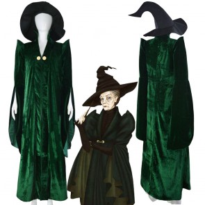 Harry Potter Minerva McGonagall Halloween Cosplay Costume