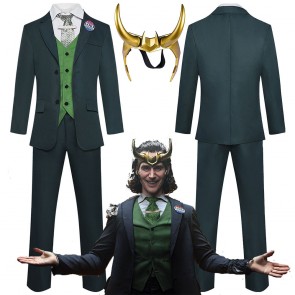 Loki Season 1 Loki Halloween Cosplay Costume 