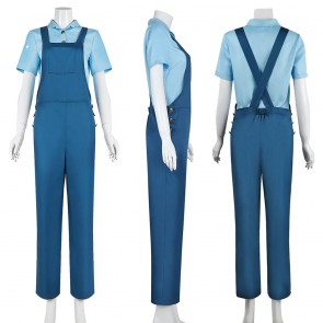Pearl 2022 Blue Overalls Pearl Cosplay Halloween Costume Full Set