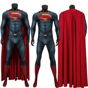 Man of Steel Superman Clark Kent Cosplay Halloween Costume
