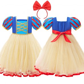 Snow White Queen Kid Dress Halloween Cosplay Costume