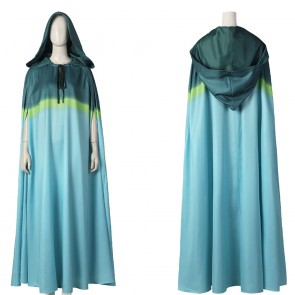 Thor 4 Love and Thunder Jane Foster Blue Cloak Halloween Cosplay Costume