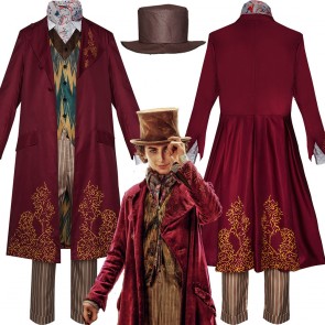 Wonka 2023 Willy Wonka Halloween Cosplay Costume